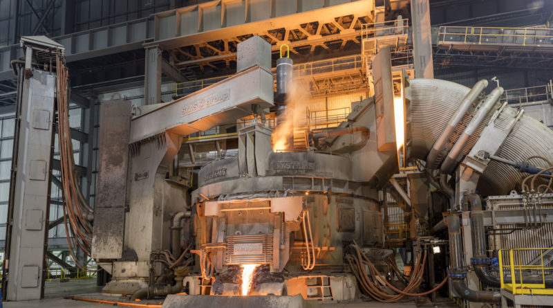 Meeting electricity requirements for melting steel scrap in EAF