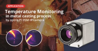 Temperature monitoring in the metal casting process