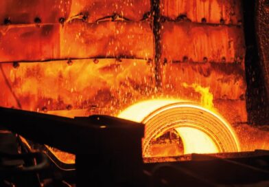 Infrared temperature measurement for aluminium rolling processes